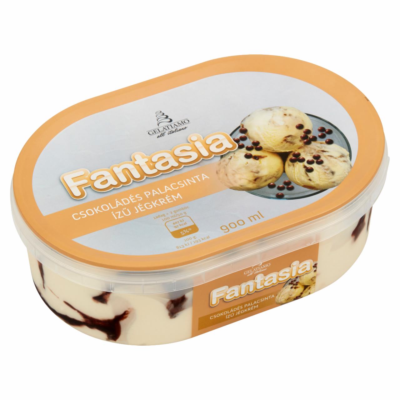 Képek - Gelatiamo Fantasia csokoládés palacsinta ízű jégkrém 900 ml