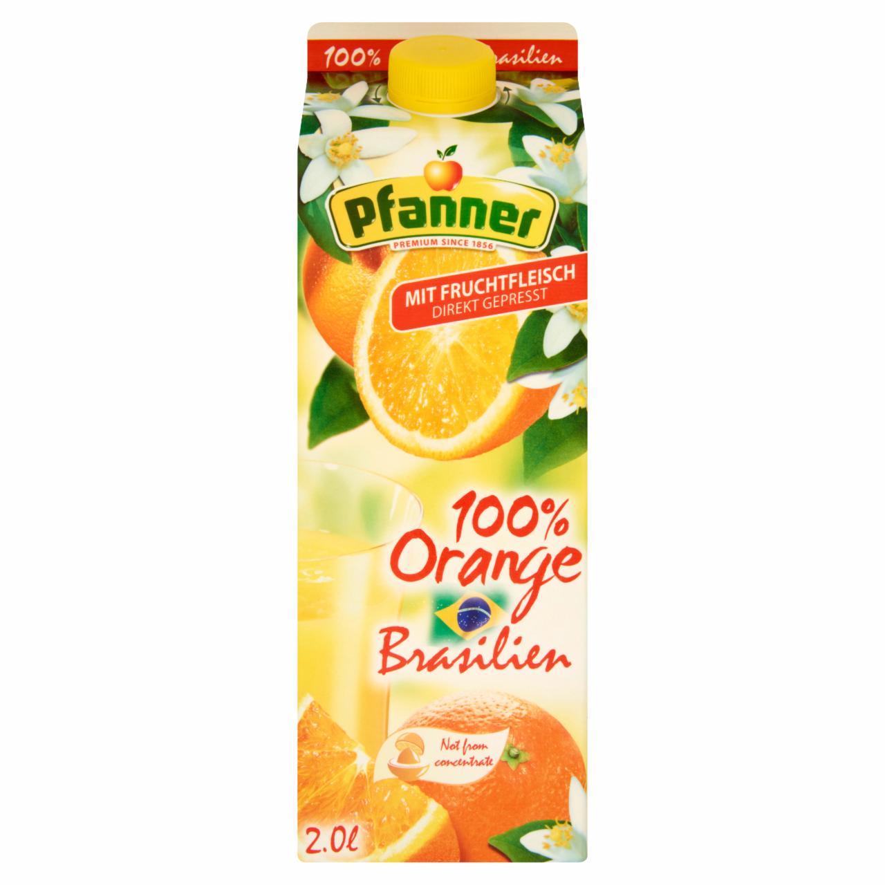 Képek - Pfanner 100% direkt préselt narancslé gyümölcshússal 2 l