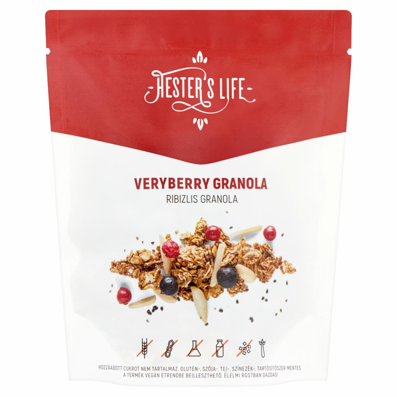 Képek - Hester's Life ribizlis granola 60 g