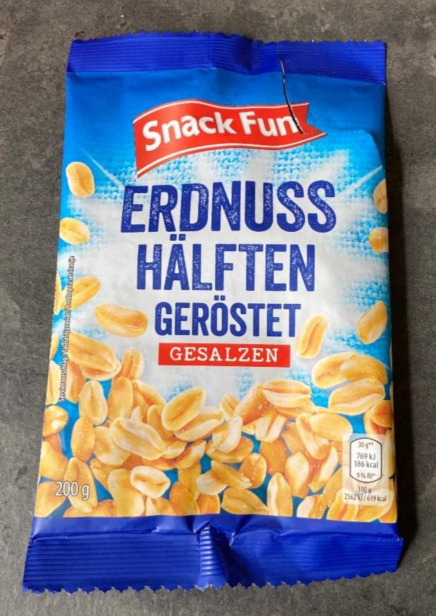 Képek - Erdnuss Pörkölt sós földimogyoró Snack Fun