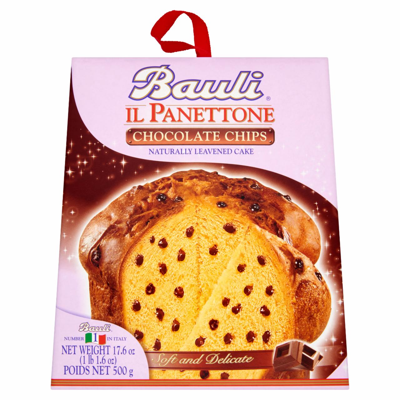 Képek - Bauli il Panettone Chocolate Chips kuglóf csokoládécseppekkel 500 g