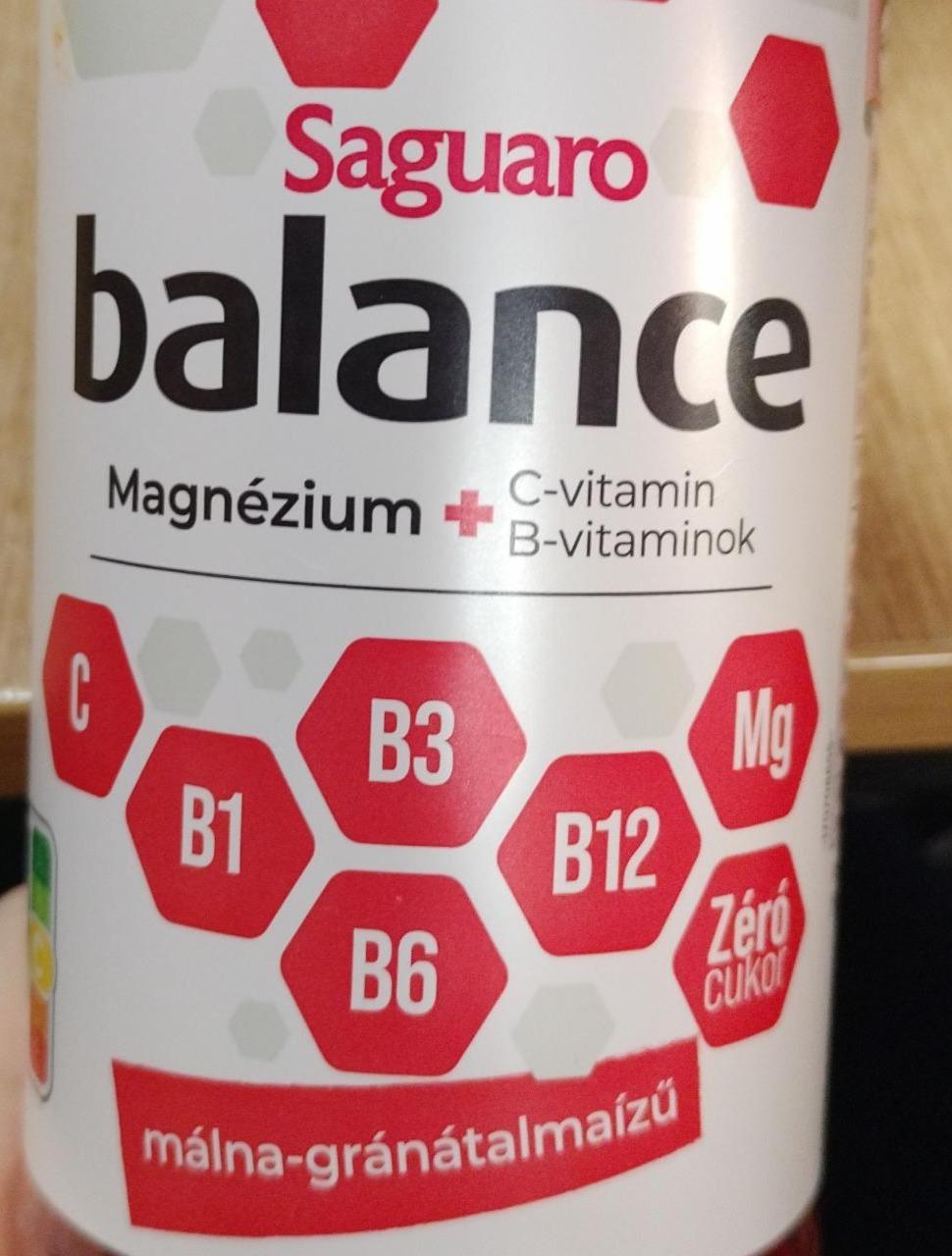 Képek - Balance málna-gránátalma ízű szénsavmentes üdítőital Saguaro