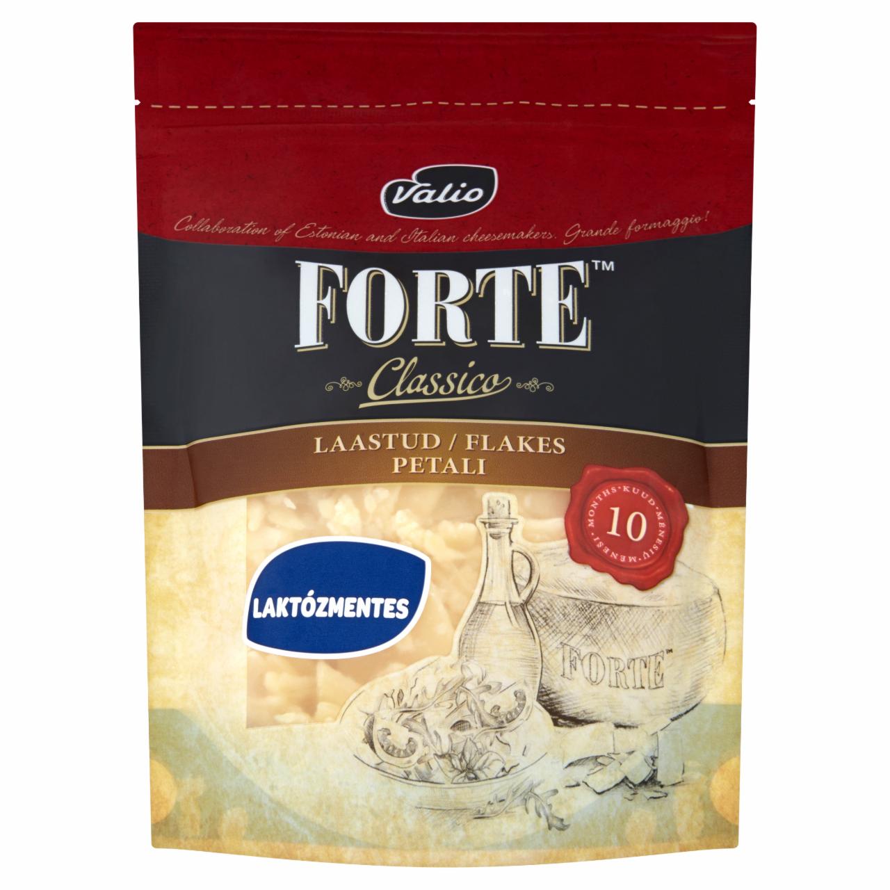 Képek - Valio Forte olasz típusú, laktózmentes, félzsíros keménysajt pelyhek 100 g
