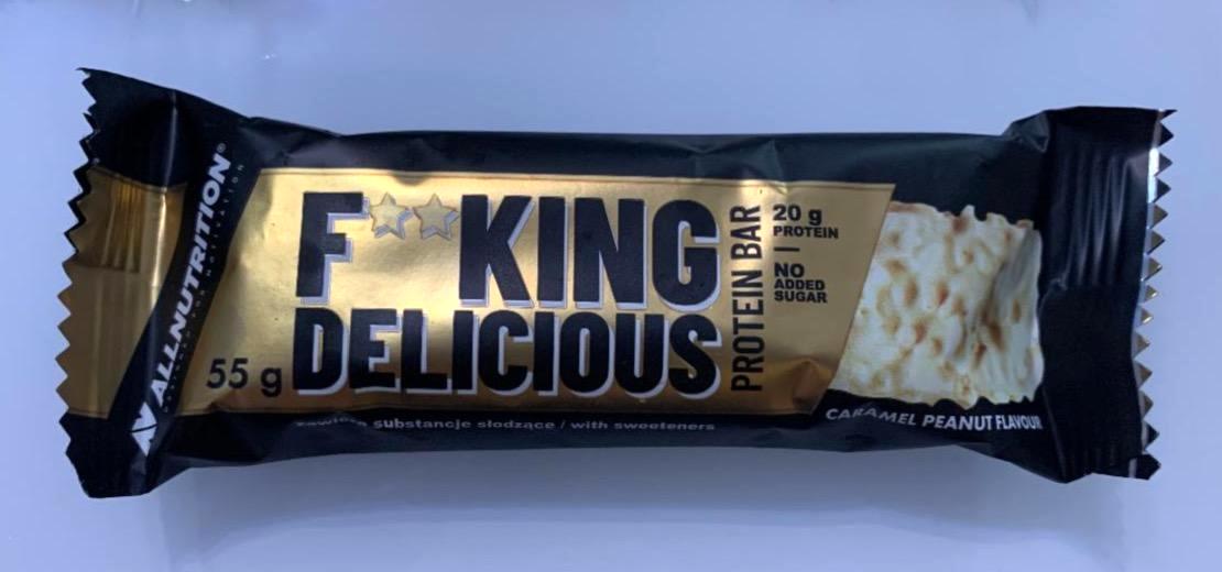 Képek - F**king Delicious protein bar caramel peanut flavour Allnutrition
