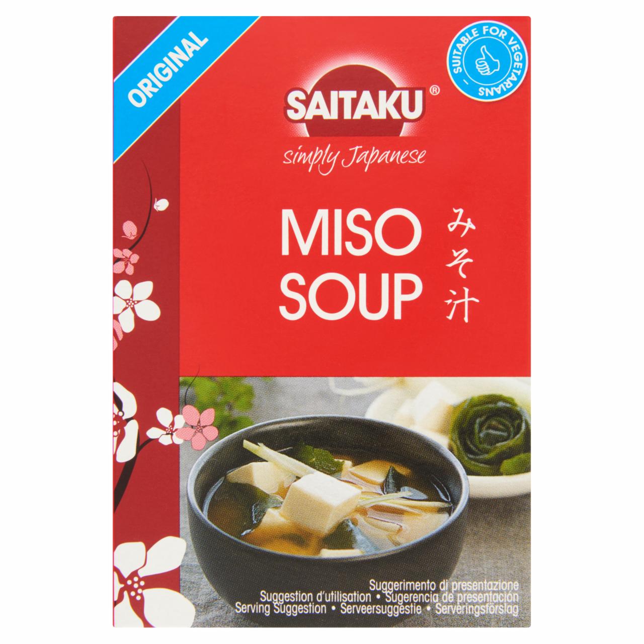 Képek - Saitaku instant Miso leves paszta 4 tasak 72 g