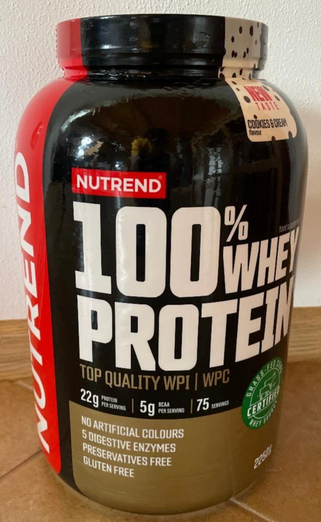 Képek - 100% whey protein Cookies & cream Nutrend