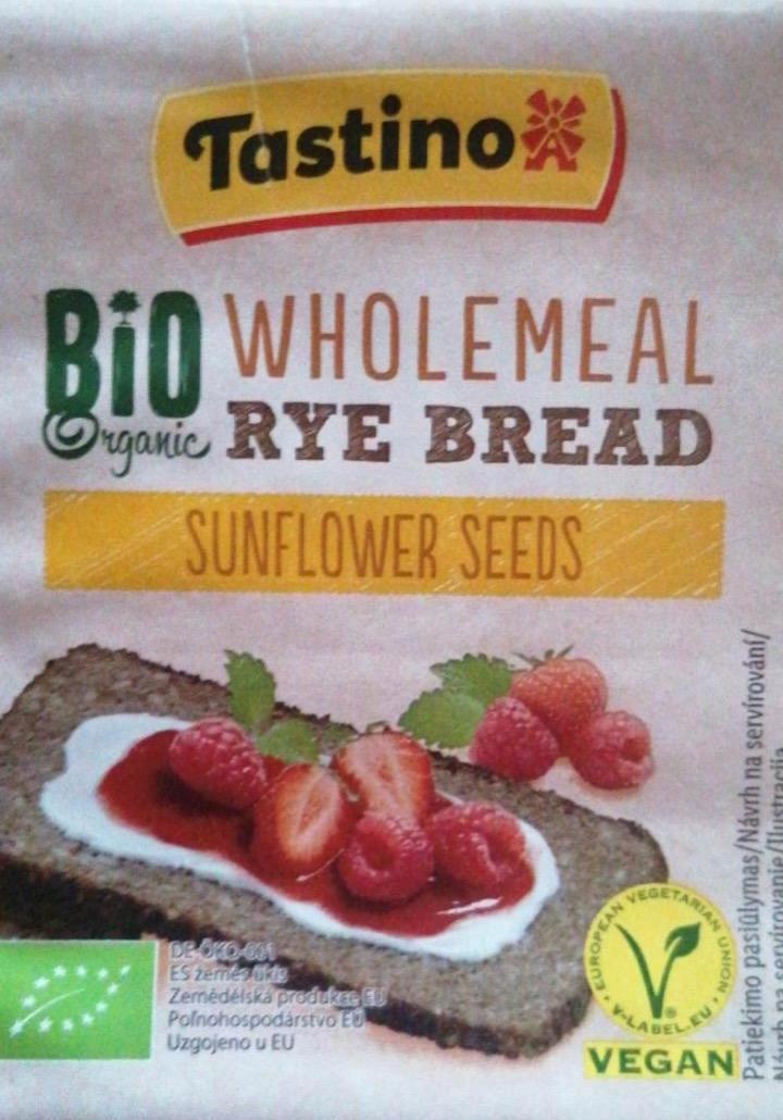 Képek - Bio organic wholemeal rye bread Sunflower seeds Tastino