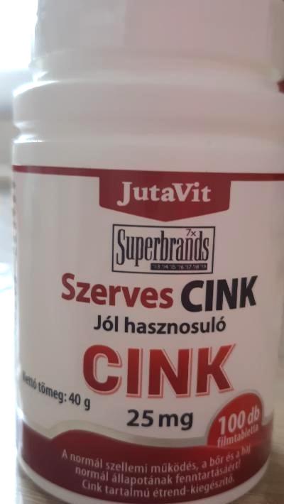 Képek - Szerves cink JutaVit