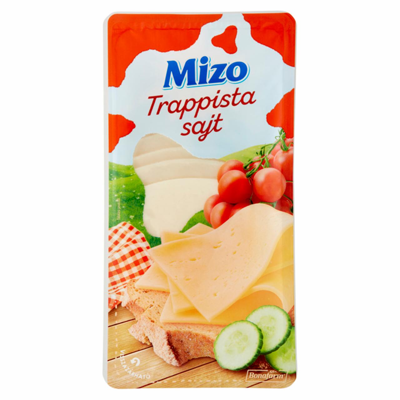 Képek - Mizo szeletelt trappista sajt 100 g