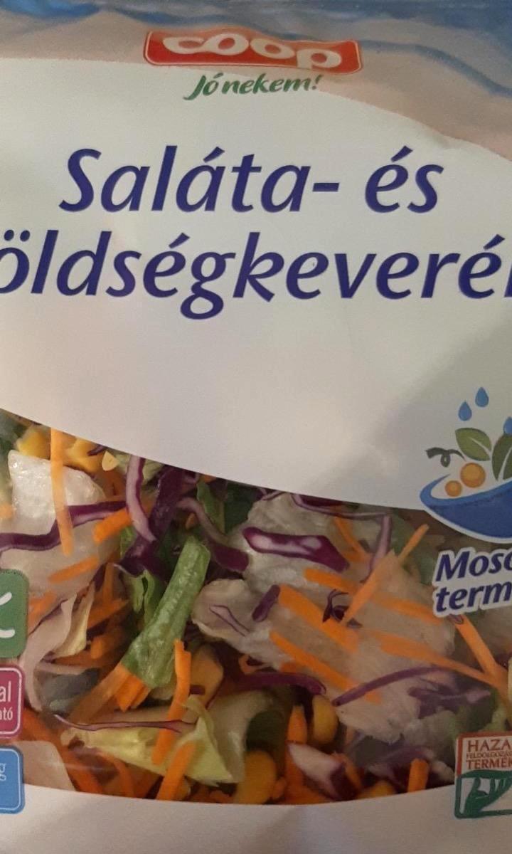 Képek - Saláta- és zöldségkeverék Coop