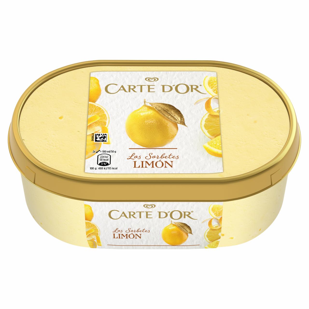 Képek - Carte D'Or Citrom Sorbet Jégkrém 1000 ml