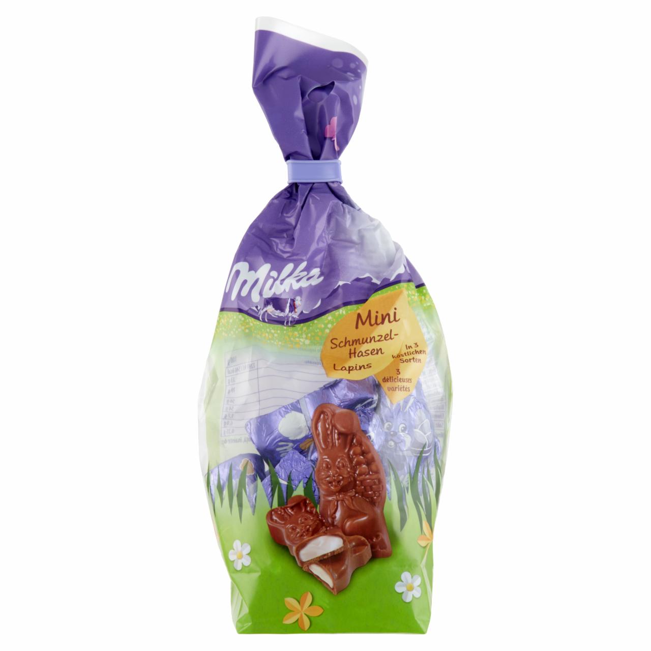 Képek - Milka Mini tejcsokoládé válogatás 120 g