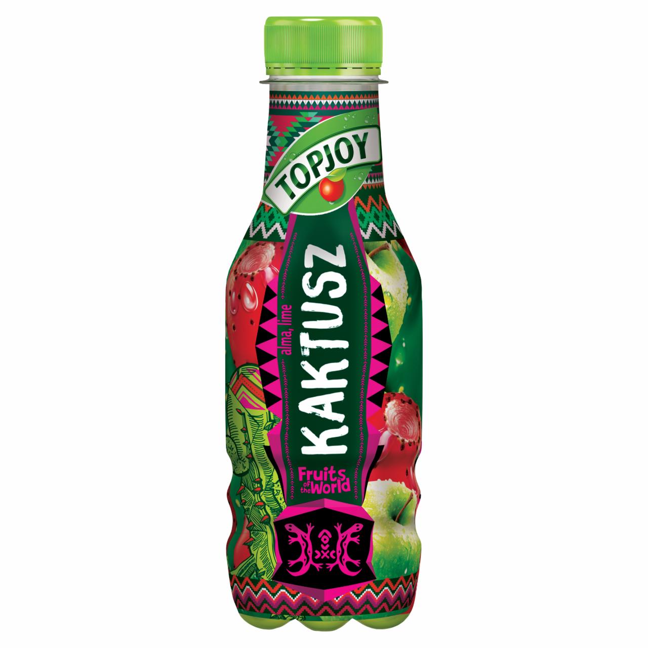 Képek - Topjoy Fruits of the World alma, lime, kaktusz ital 400 ml