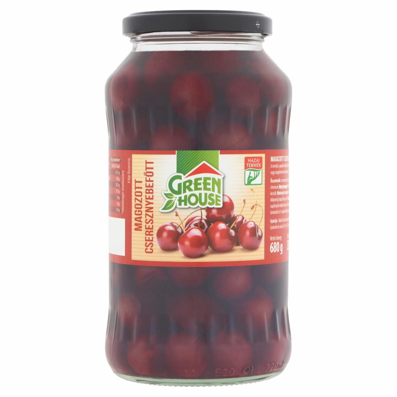 Képek - Greenhouse magozott cseresznyebefőtt 680 g