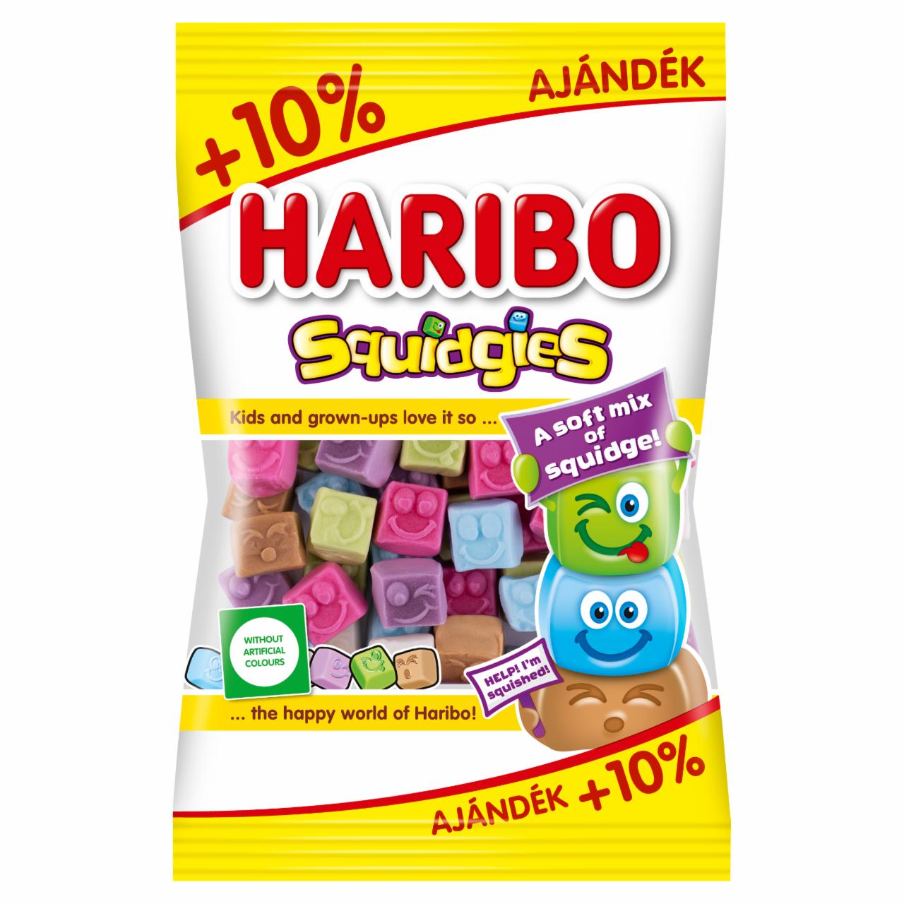 Képek - Haribo Squidgies gyümölcs- és kólaízű habosított gumicukorka 88 g