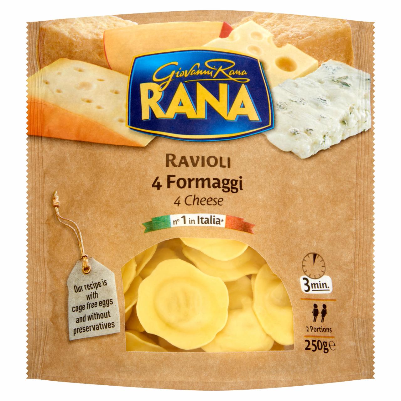 Képek - Giovanni Rana Ravioli tojásos, friss tészta sajtos töltelékkel 250 g