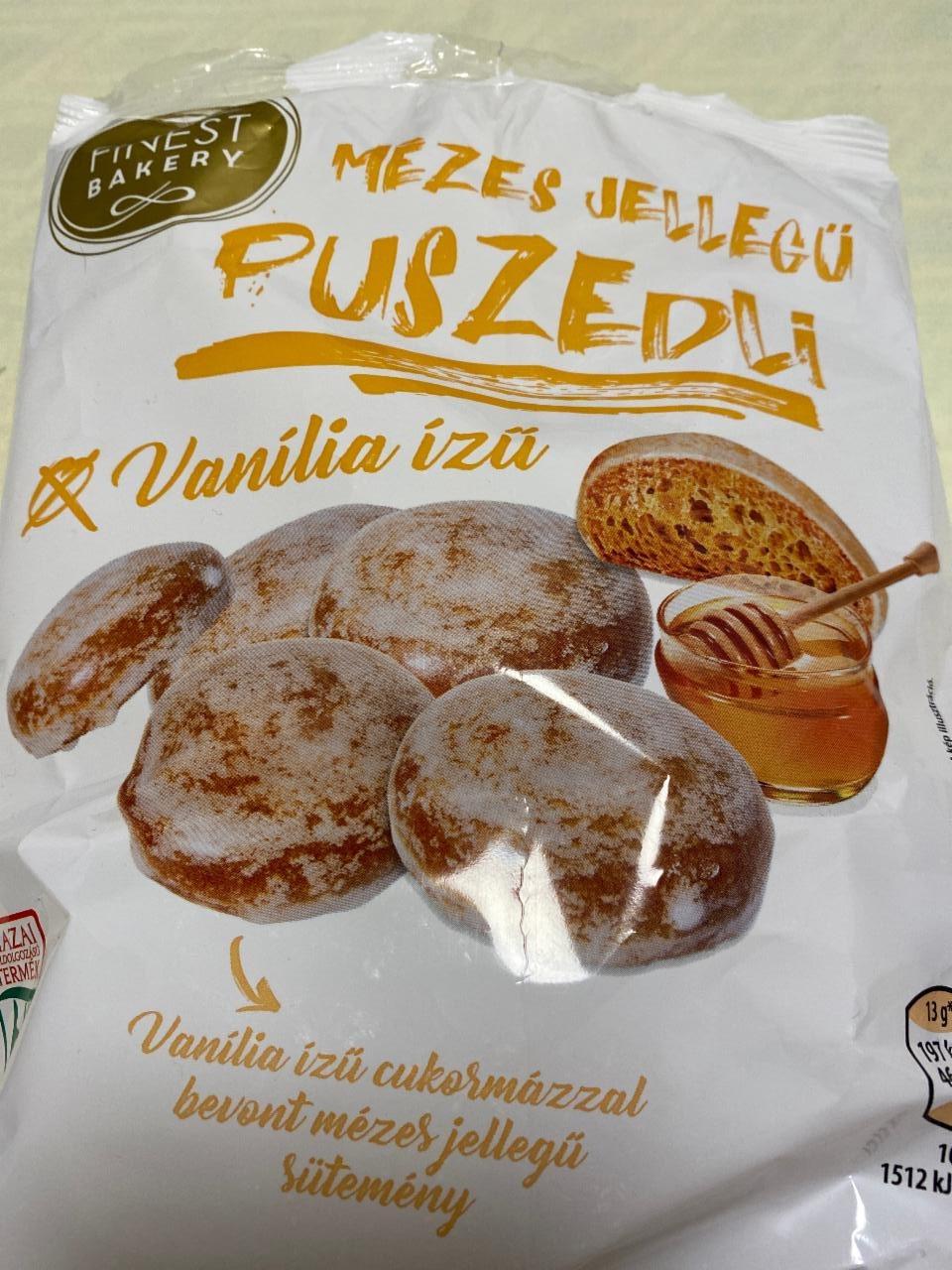 Képek - Mézes jellegű puszedli vanília ízű Finest Bakery