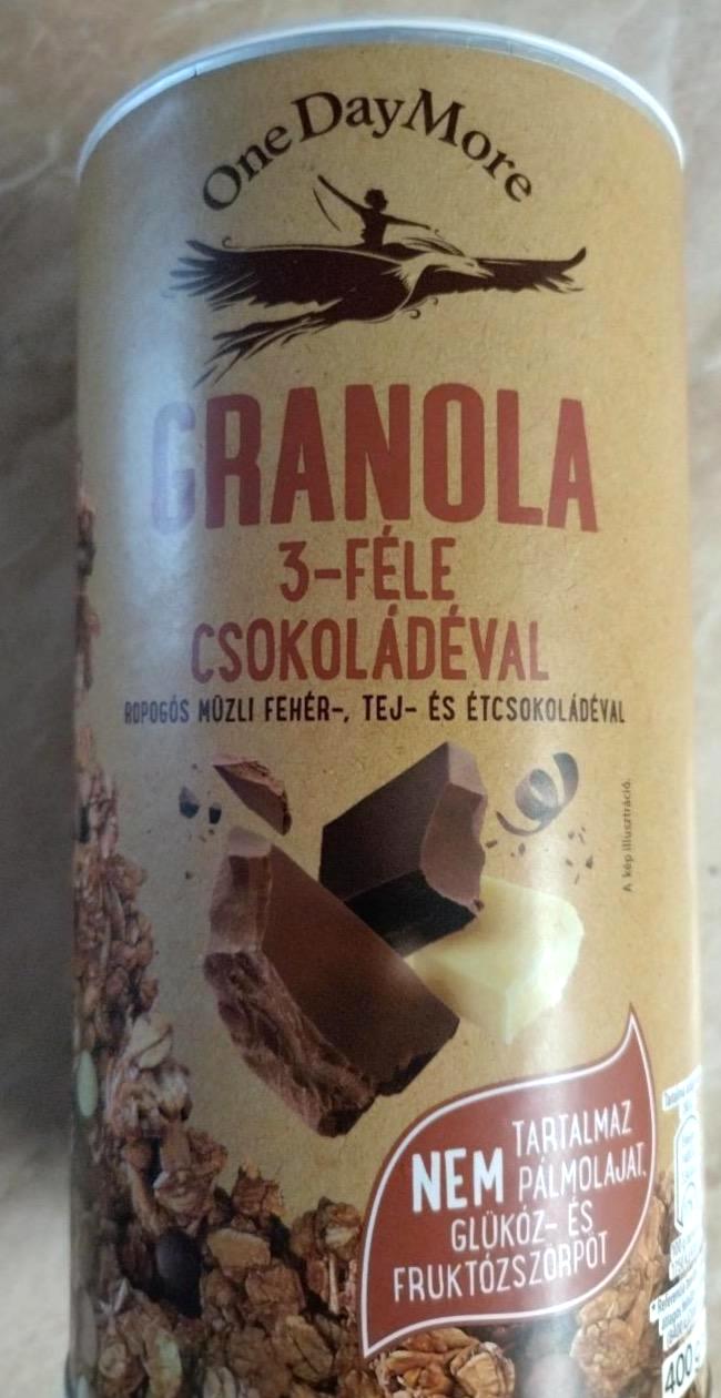 Képek - Granola 3-féle csokoládéval One day more