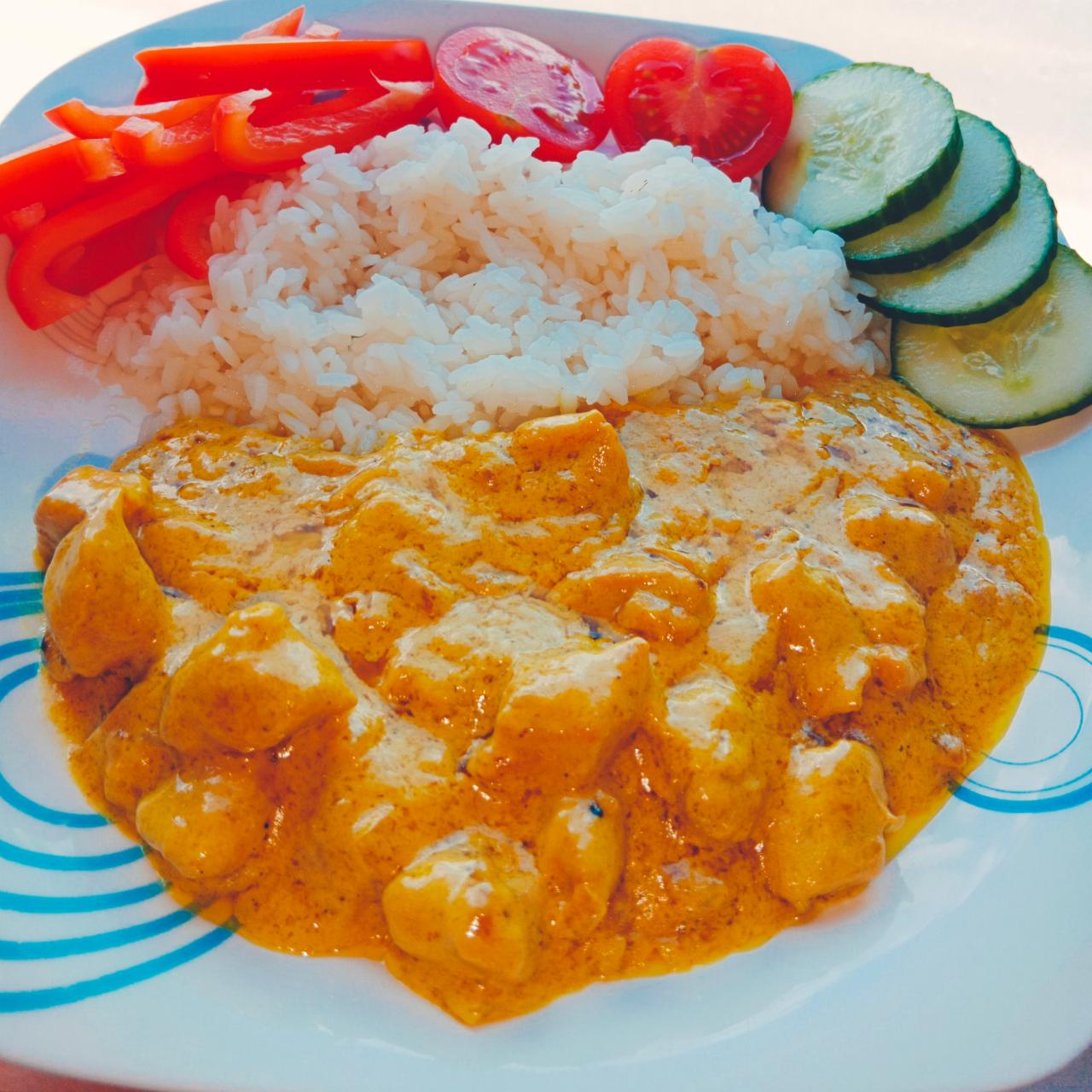 Képek - csirke curry rizzsel