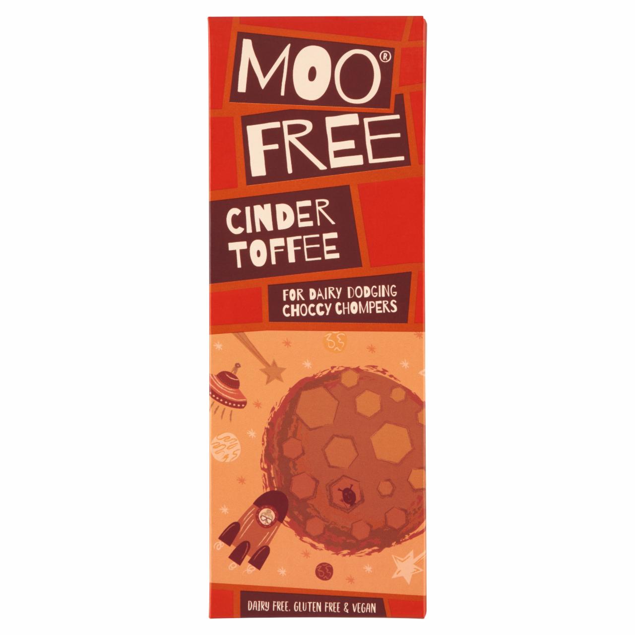 Képek - Moo Free karamellás tejcsokoládé jellegű tábla 80 g