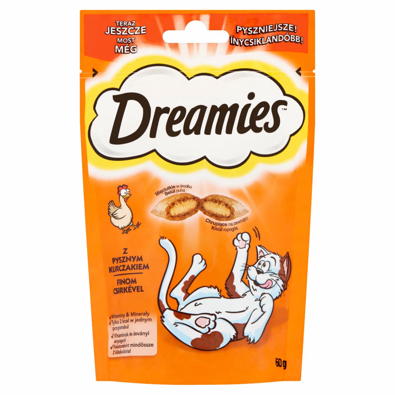 Képek - Dreamies jutalomfalat macskák számára csirkével 60 g
