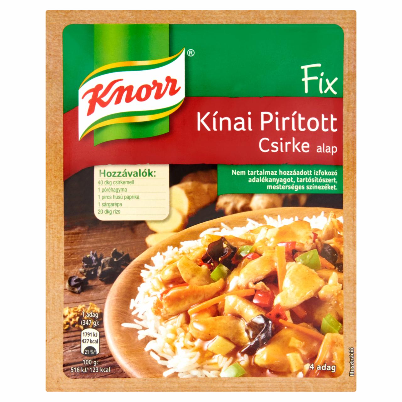 Képek - Knorr Fix kínai pirított csirke alap 39 g