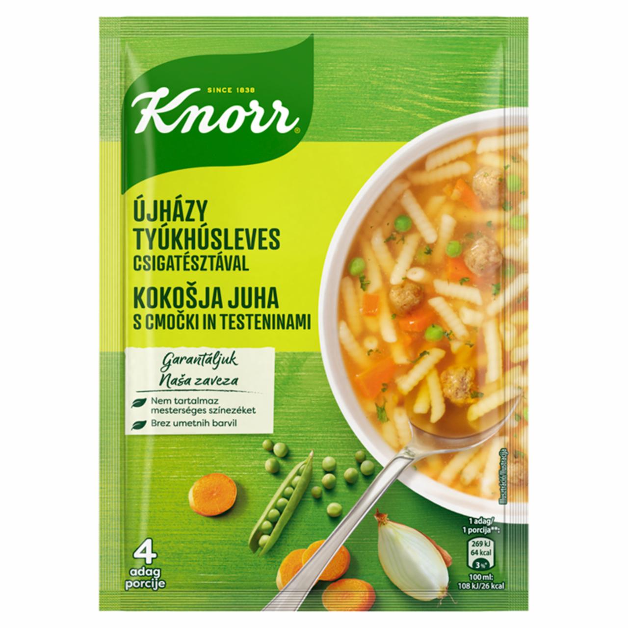Képek - Knorr Újházy tyúkhúsleves csigatésztával 67 g