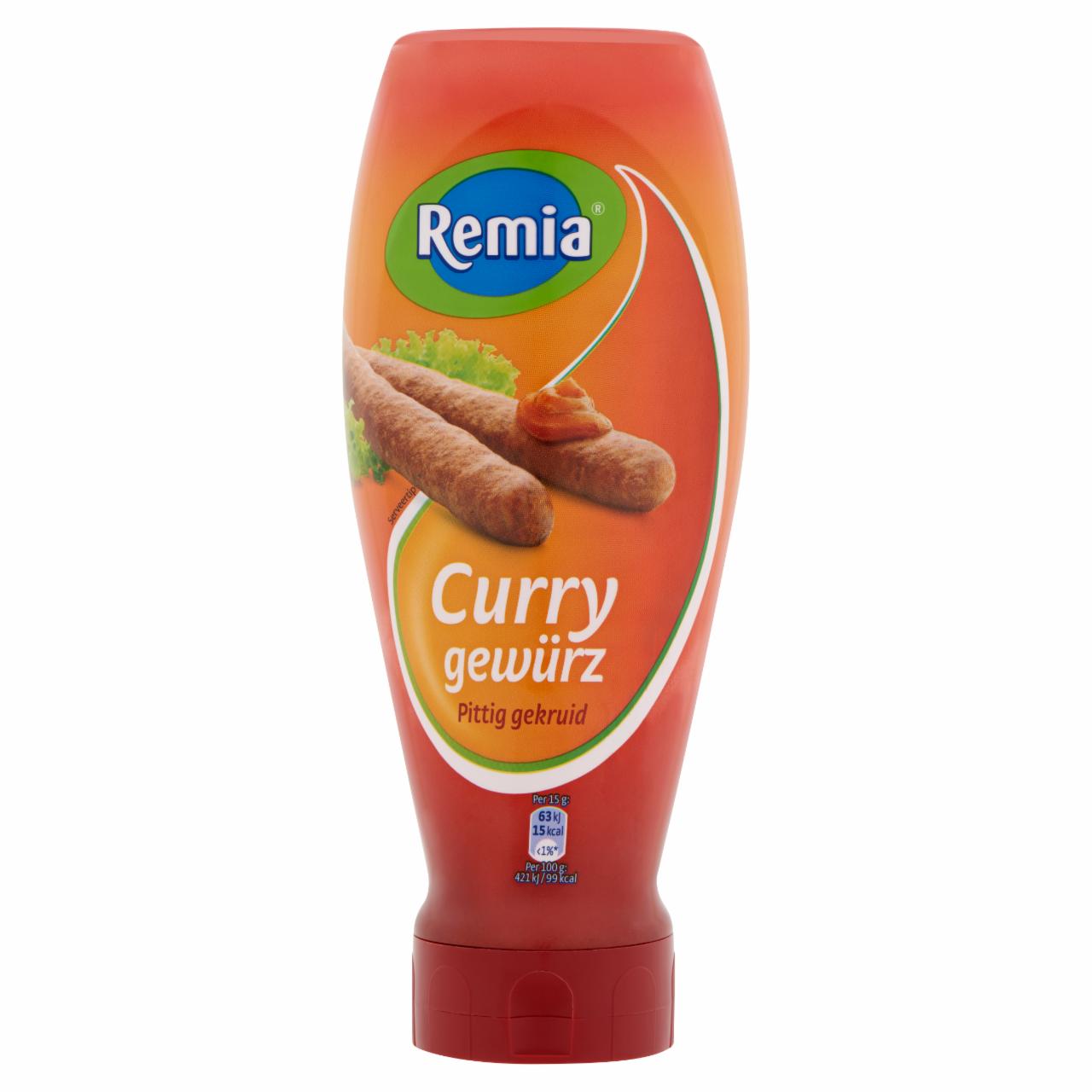 Képek - Remia curry szósz cukorral és édesítőszerrel 500 ml