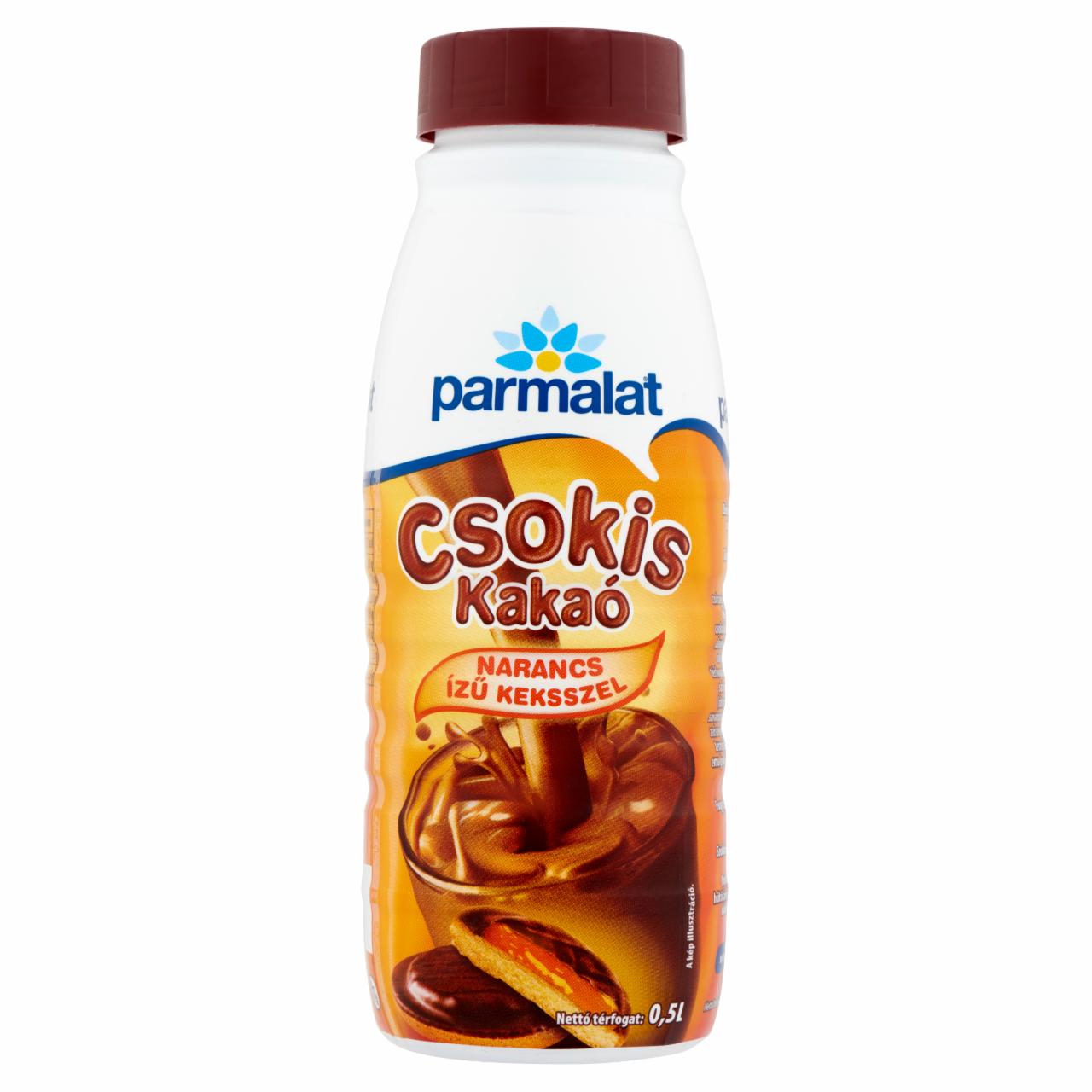 Képek - Parmalat csokis kakaó narancs ízű keksszel 0,5 l
