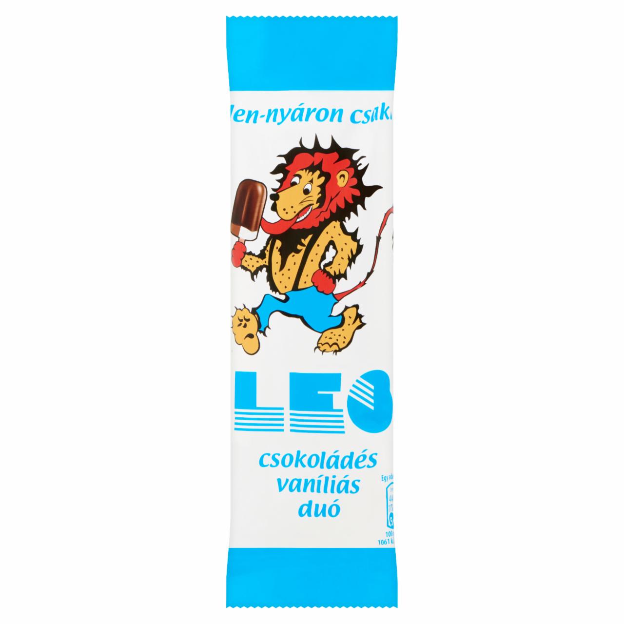 Képek - Leo csokoládés vaníliás duó jégkrém 73 ml