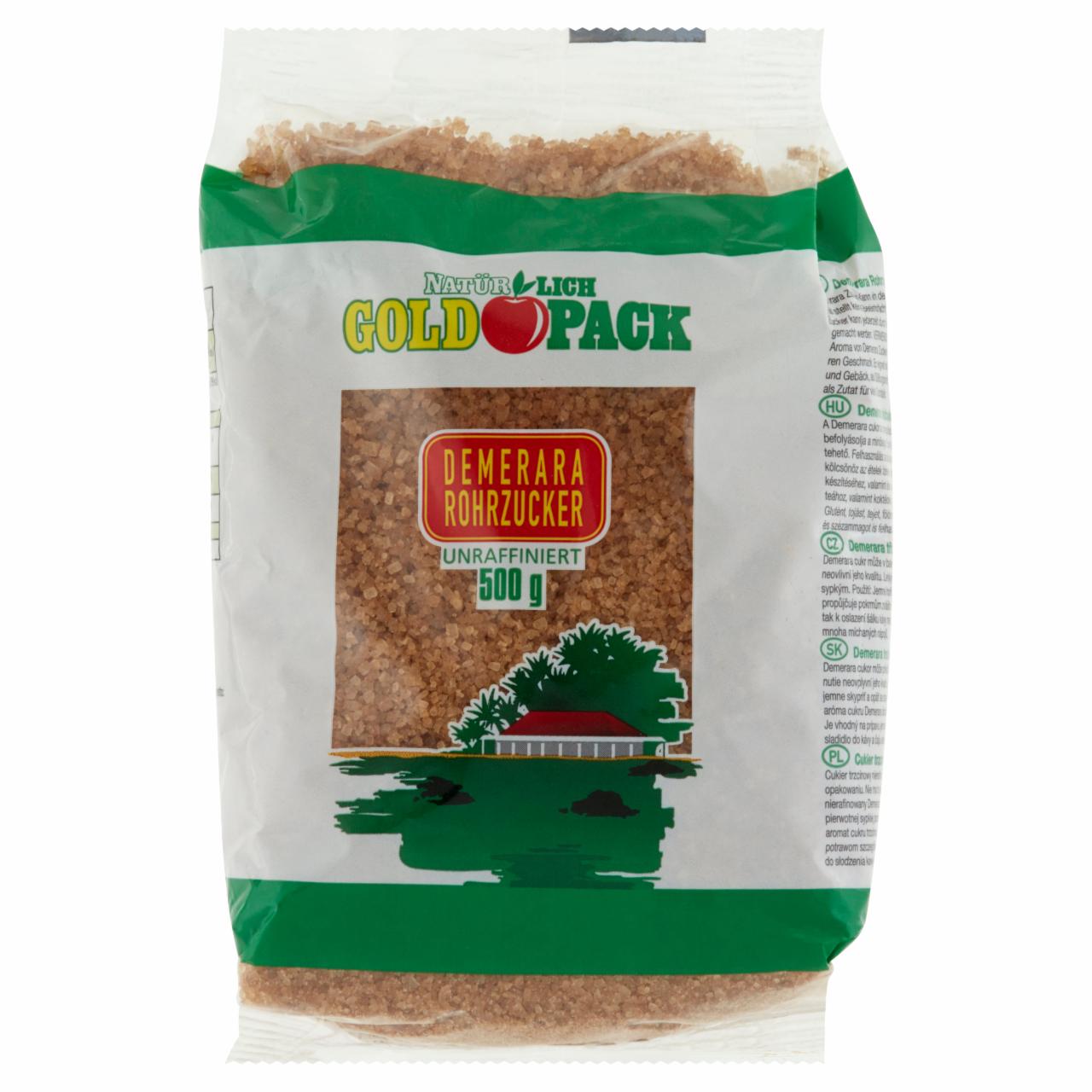 Képek - Gold Pack finomítatlan Demerara nádcukor 500 g