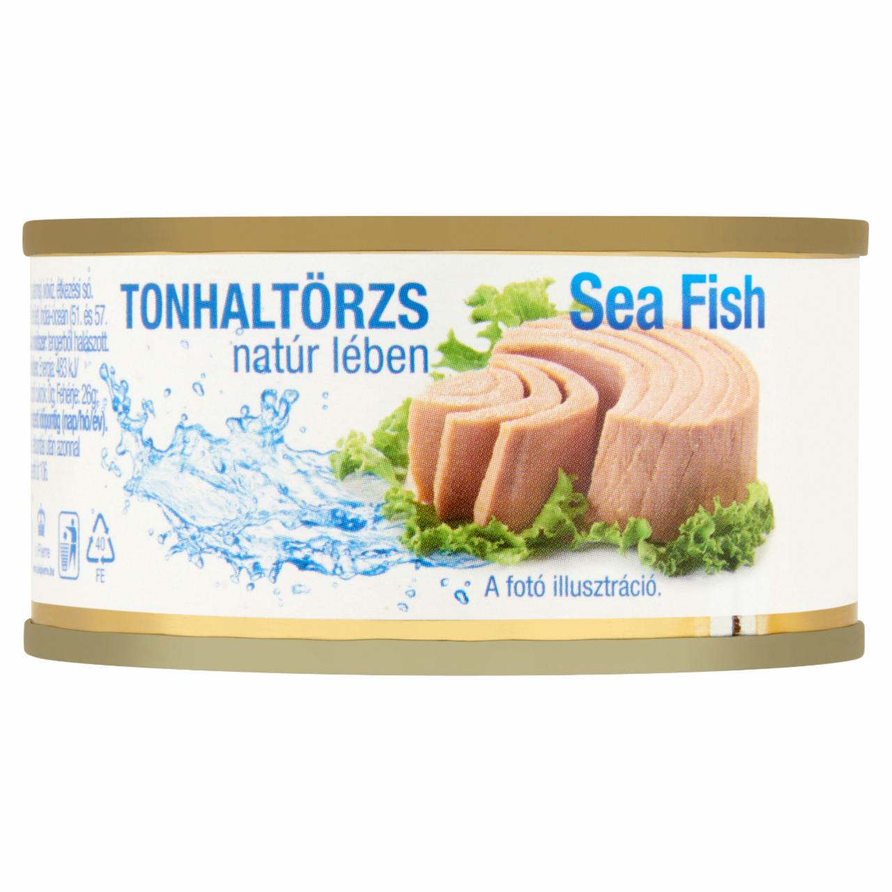 Képek - Sea Fish tonhaltörzs natúr lében 80 g