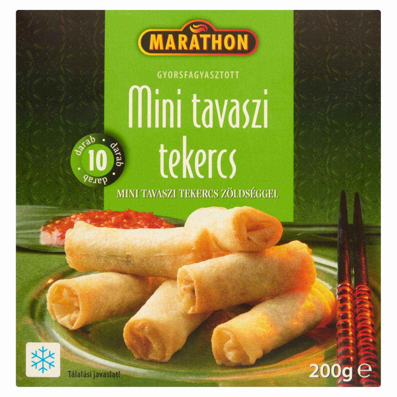 Képek - Marathon gyorsfagyasztott mini tavaszi tekercs zöldséggel 10 db 200 g