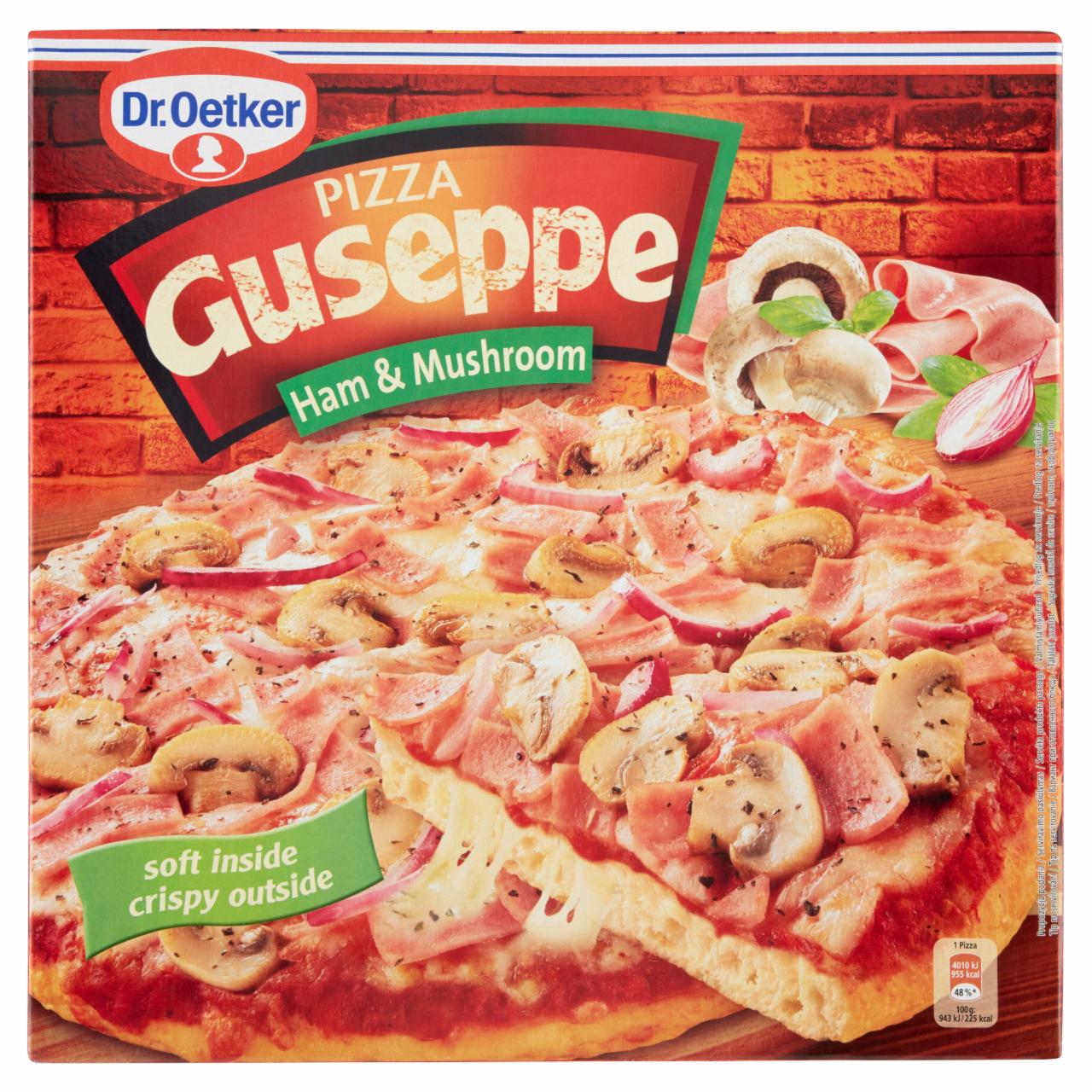 Képek - Dr. Oetker Guseppe gyorsfagyasztott pizza sonkával és gombával 425 g