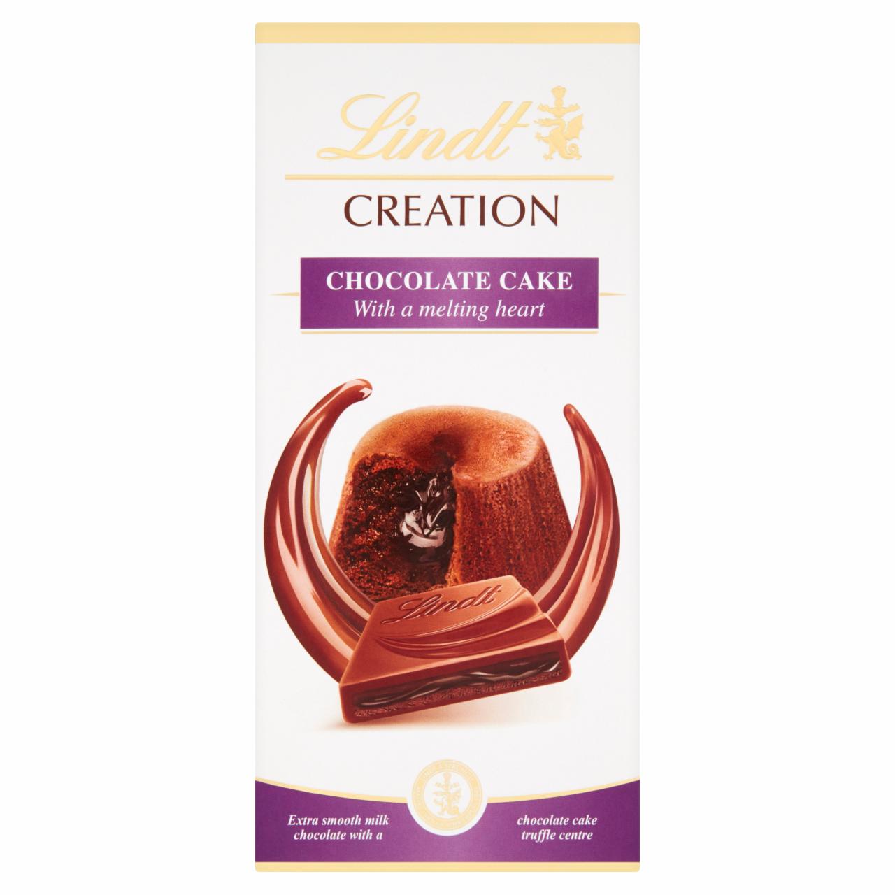 Képek - Lindt Creation Chocolate Cake csokoládéhabbal töltött extra tejcsokoládé 150 g