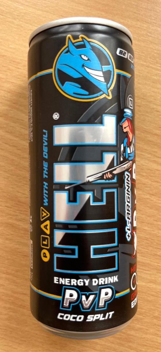 Hell Energy Drink Gamer Arcade Coco Split - kalória, kJ és tápértékek ...