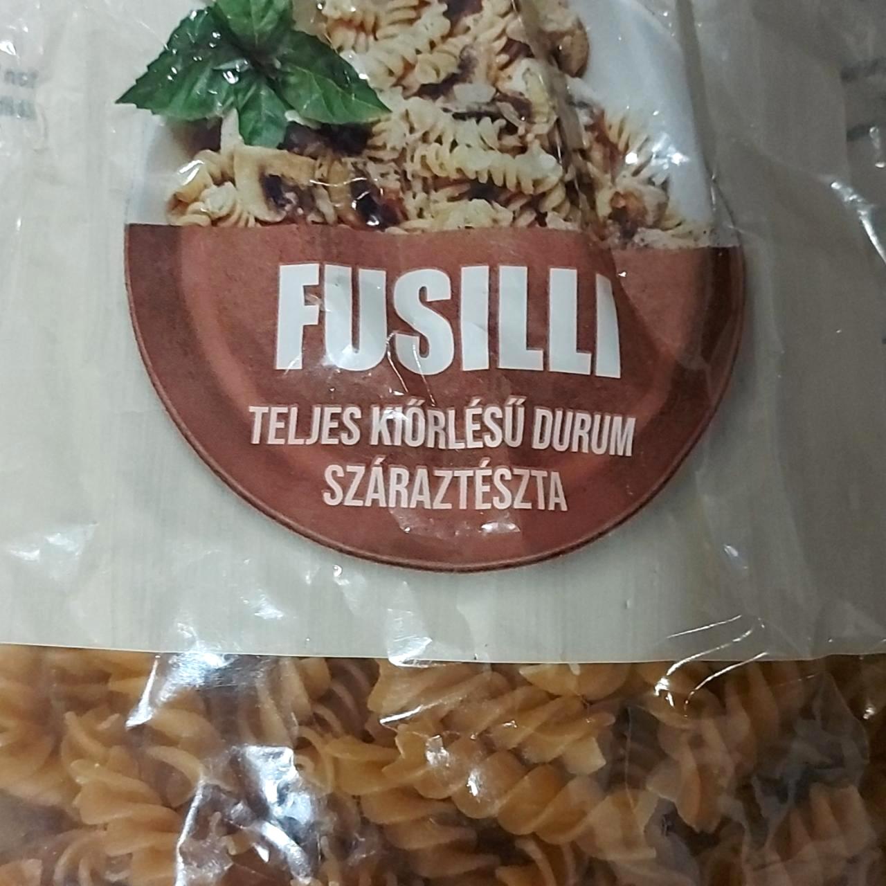 Képek - Fusilli teljes kiőrlésű durum száraztészta Le Gusto