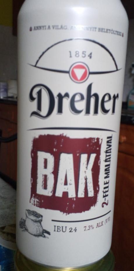 Képek - Bak - minőségi barna sör Dreher