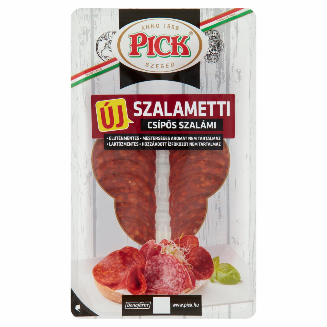 Képek - PICK Szalametti szeletelt csípős szalámi 70 g