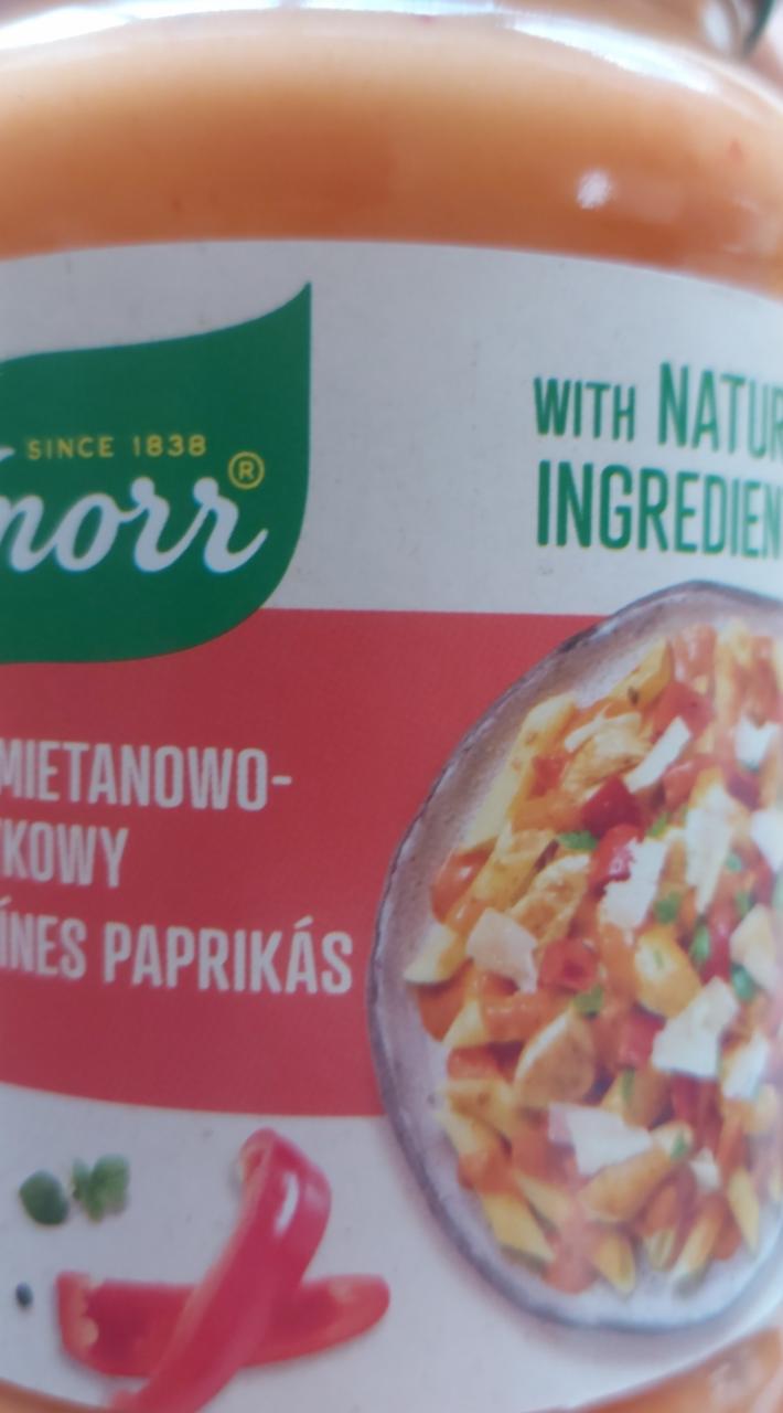 Képek - Knorr tejszínes paprikás szósz 400 g