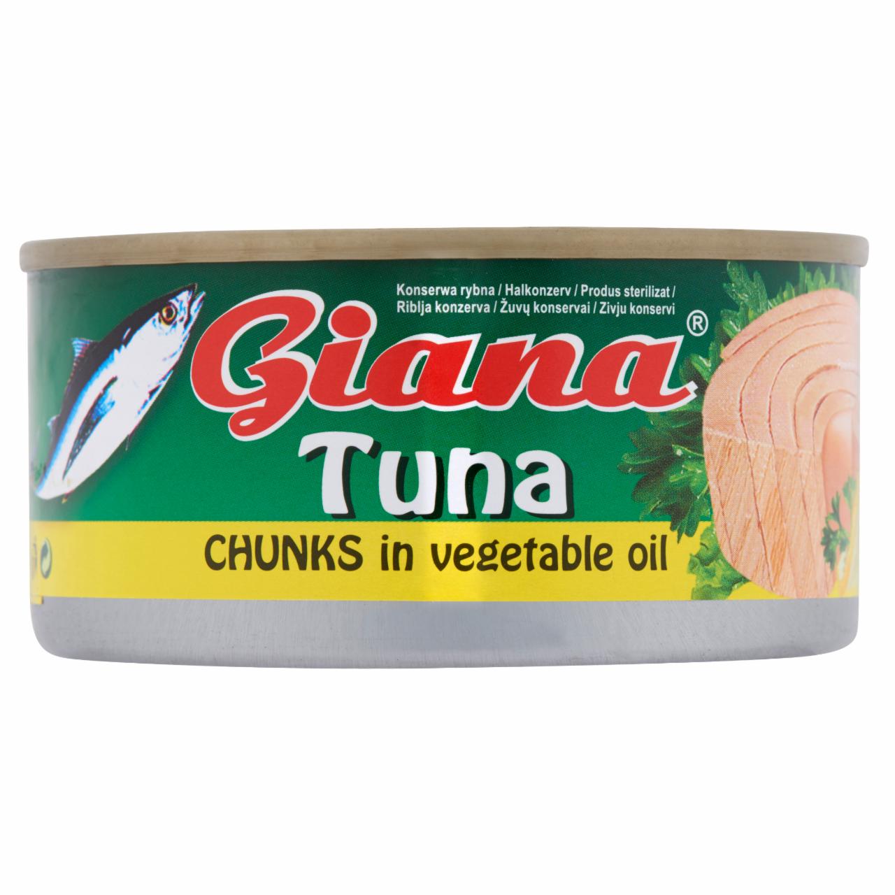 Képek - Giana tonhaldarabok növényi olajban és sós lében 185 g