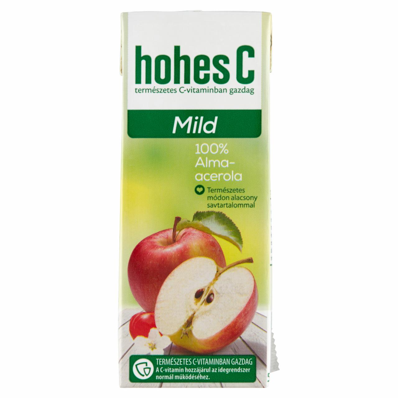 Képek - Hohes C Mild 100% alma-acerola gyümölcslé 0,2 l