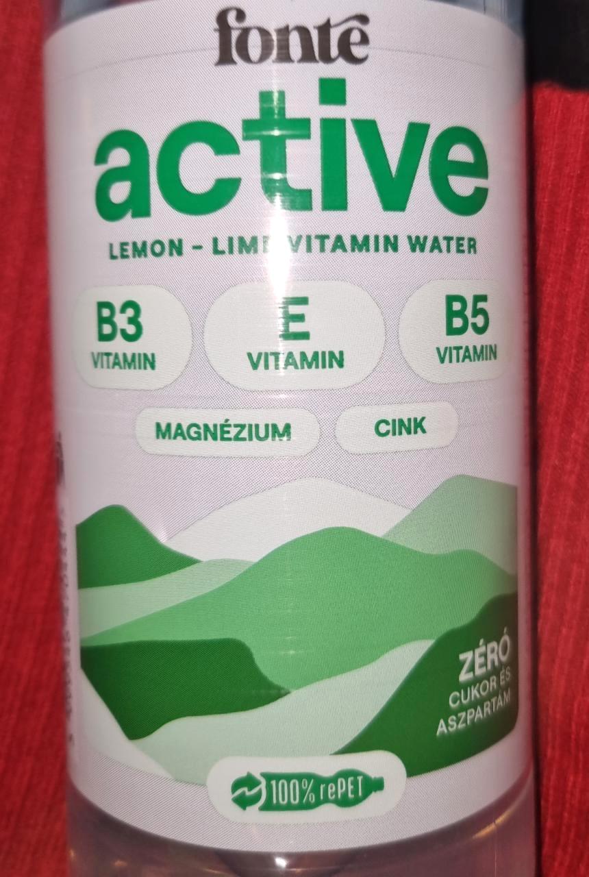 Képek - Active Lemon-lime vitamin water Fonte