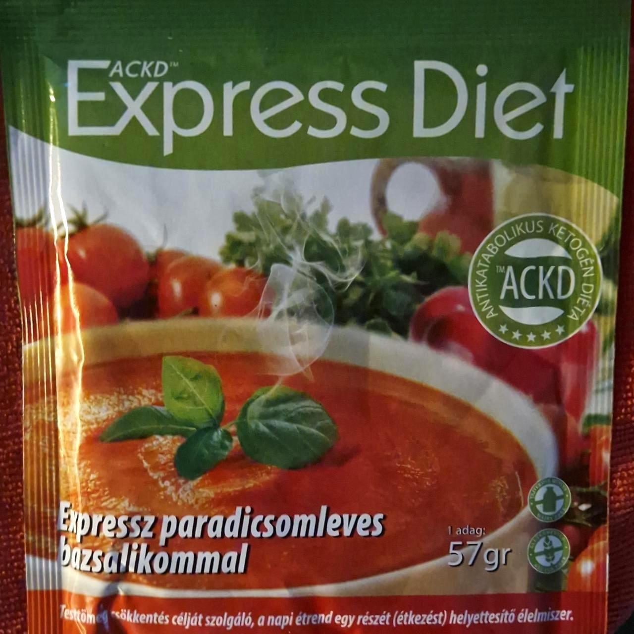 Képek - Expressz paradicsomleves bazsalikommal Express Diet