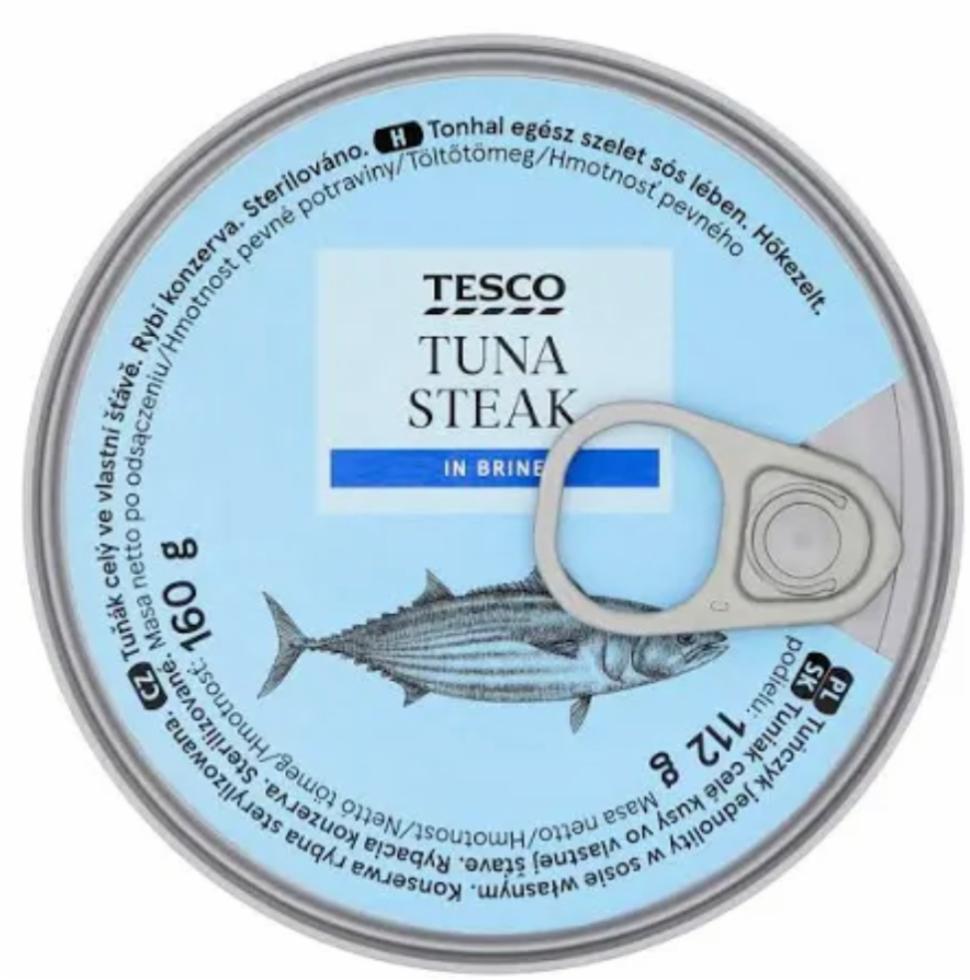 Képek - Tesco egész szelet tonhal saját lében 3 db 