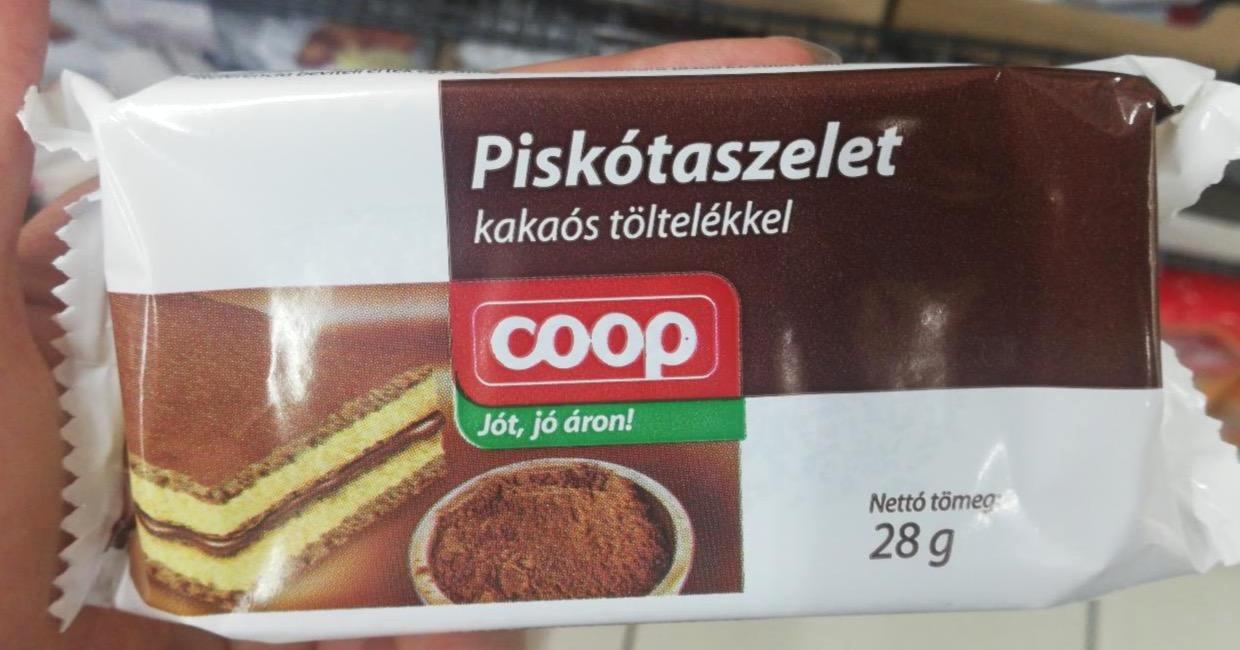 Képek - Piskótaszelet kakaós töltelékkel Coop