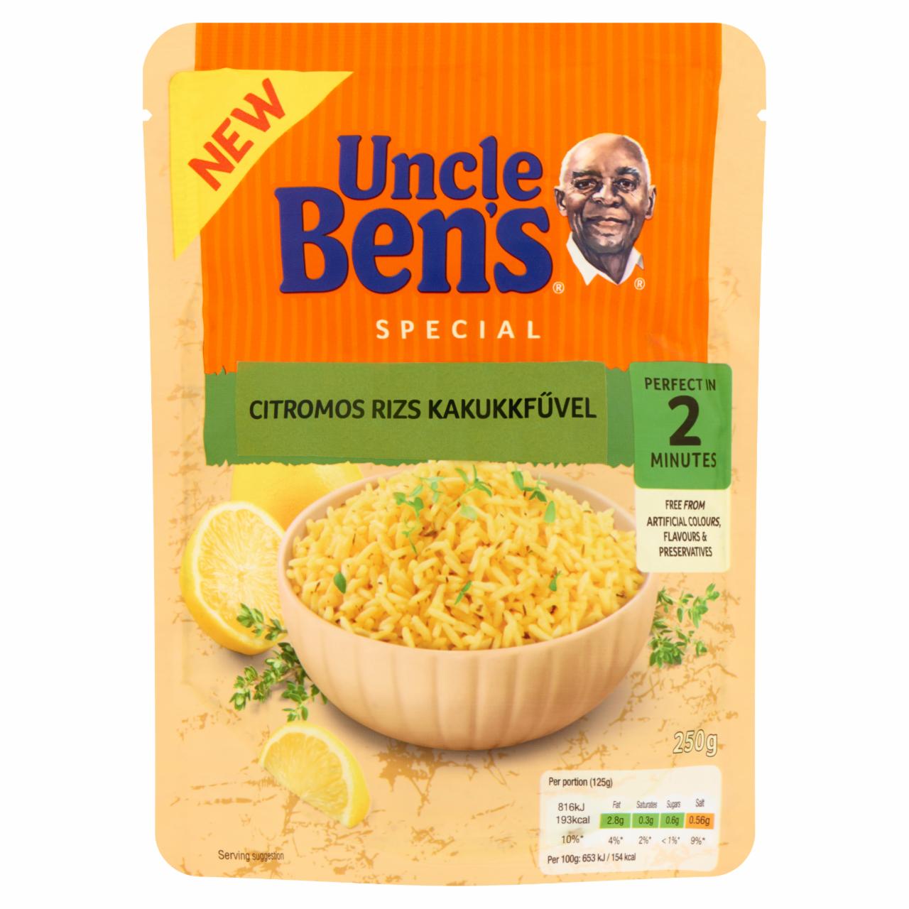 Képek - Uncle Ben's citromos rizs kakukkfűvel 250 g