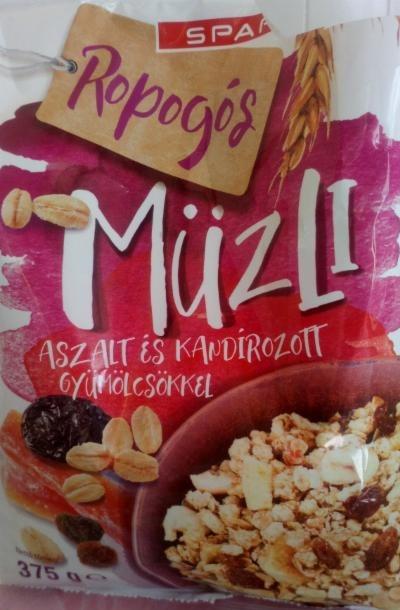 Képek - Ropogós műzli aszalt és kandírozott gyümölcsökkel Spar