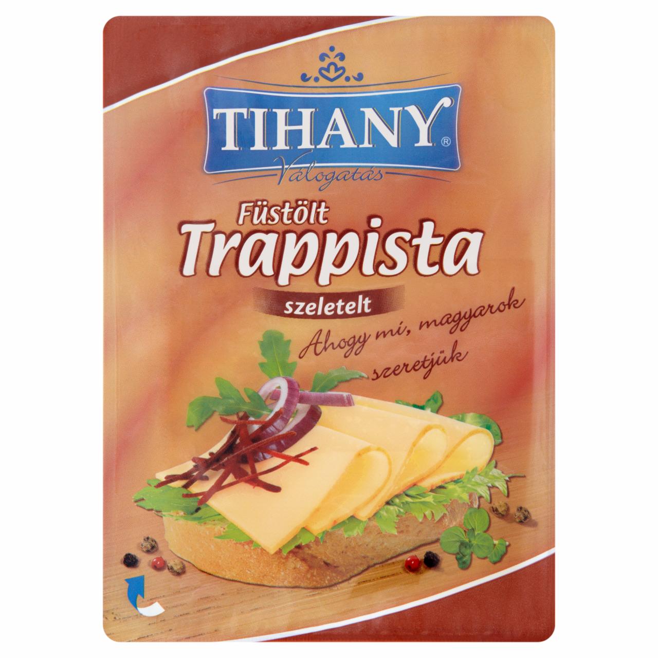 Képek - Tihany Válogatás Füstölt Trappista szeletelt 125 g