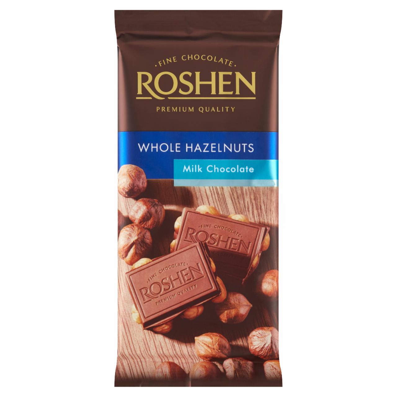 Képek - Roshen egészmogyorós tejcsokoládé 90 g